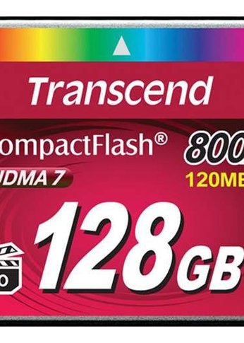 Карта памяти Transcend 128GB Compact Flash 800x