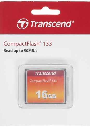 Карта памяти Transcend 16GB CF Card (133X)