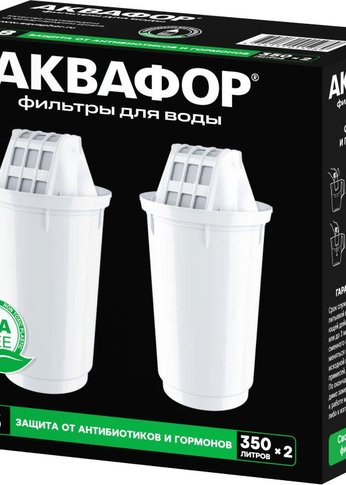 Картридж Аквафор A8 для кувшинов ресурс:350л (упак.:2шт)