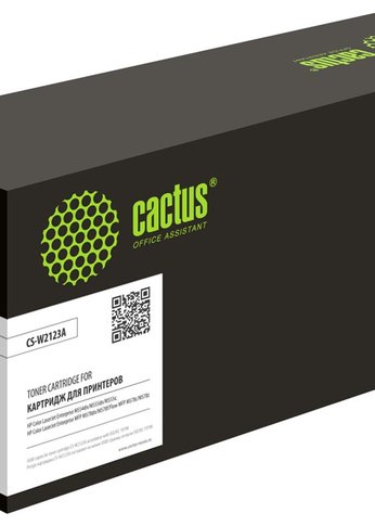 Картридж лазерный Cactus 212A CS-W2123A W2123A пурпурный (4500стр.) для HP Color LJ M554/M555/578 Enterprise