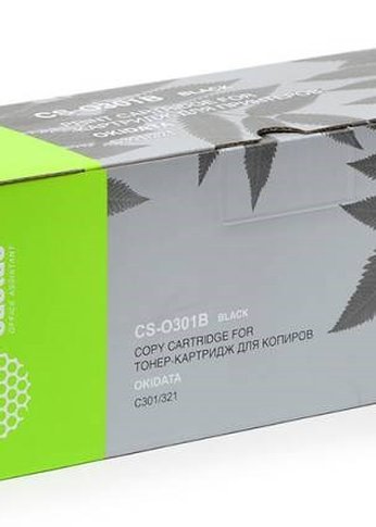 Картридж лазерный Cactus 44973544 CS-O301BK 44973544 черный (2200стр.) для Oki C301/321