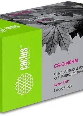 Картридж лазерный Cactus CS-C040HM 040 H M пурпурный (10000стр.) для Canon LBP 710CX/712CX I-Sensys