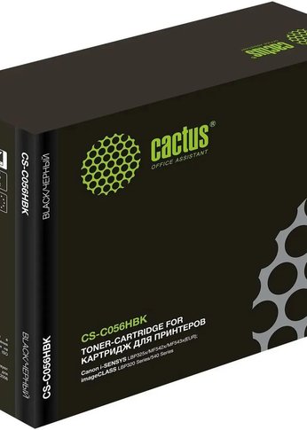 Картридж лазерный Cactus CS-C056HBK 056 H черный (21000стр.) для Canon imageCLASS LBP320 Series/540 Series