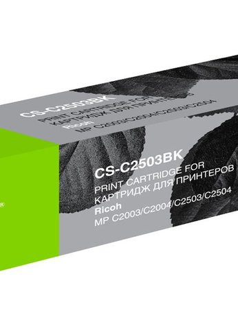 Картридж лазерный Cactus CS-C2503BK 841925 черный (15000стр.) для Ricoh Aficio MP C2003SP/MP C2004ASP/MP C2011SP