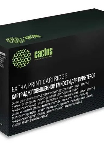 Картридж лазерный Cactus CS-C719H-MPS 719HX черный (8000стр.) для Canon MF5840dni-Sensys/MF5880dni; LBP6300i/6650i