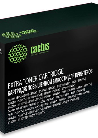 Картридж лазерный Cactus CS-C719H-MPS 719HX черный (8000стр.) для Canon MF5840dni-Sensys/MF5880dni; LBP6300i/6650i