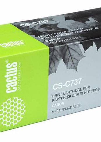 Картридж лазерный Cactus CS-C737 737 черный (2400стр.) для Canon MF 210/211/212/216/217/220