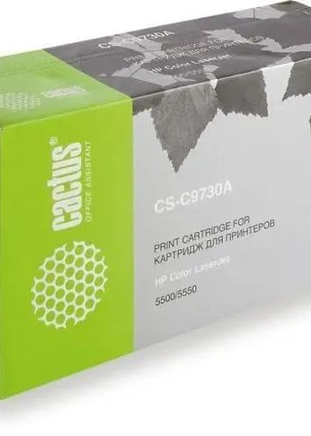 Картридж лазерный Cactus CS-C9730A черный (13000стр.) для HP CLJ 5500/5550