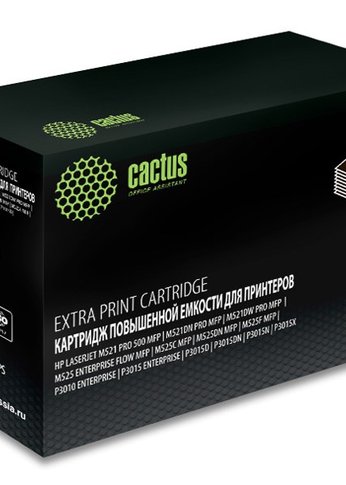 Картридж лазерный Cactus CS-CE255X-MPS CE255XX черный (15000стр.) для HP LJ P3015