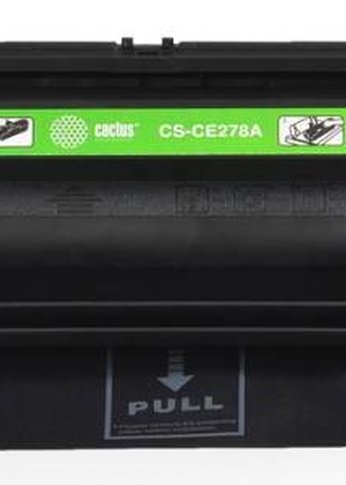 Картридж лазерный Cactus CS-CE278AD черный x2упак. (2100стр.) для HP LJ P1566/P1606w