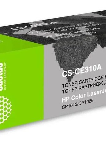 Картридж лазерный Cactus CS-CE310A CE310A черный (1200стр.) для HP CLJ CP1012/CP1025