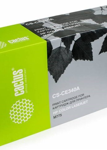 Картридж лазерный Cactus CS-CE340A CE340A черный (13500стр.) для HP CLJ M775