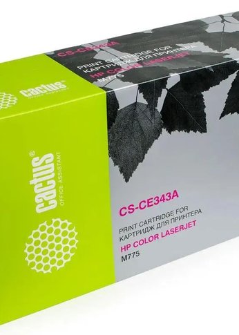 Картридж лазерный Cactus CS-CE343A CE343A пурпурный (16000стр.) для HP CLJ M775