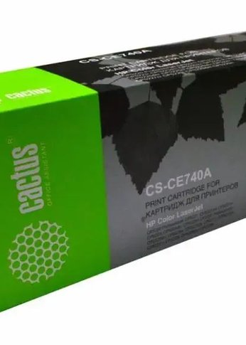 Картридж лазерный Cactus CS-CE740A CE740A черный (7000стр.) для HP LJ CP5220/CP5221/CP5223/CP5225