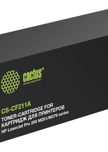 Картридж лазерный Cactus CS-CF211A CF211A голубой (1800стр.) для HP LJ Pro 200 M251/M276