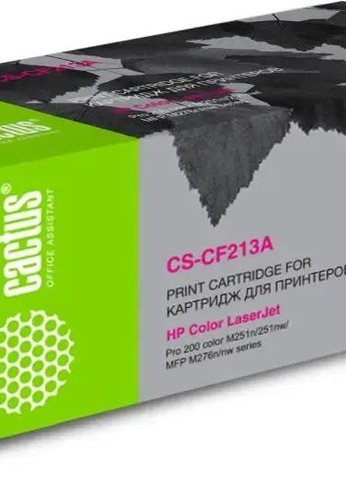 Картридж лазерный Cactus CS-CF213A CF213A пурпурный (1800стр.) для HP LJ Pro 200 M251/M276