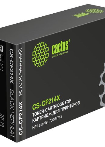 Картридж лазерный Cactus CS-CF214X CF214X черный (17500стр.) для HP LJ 700/M712