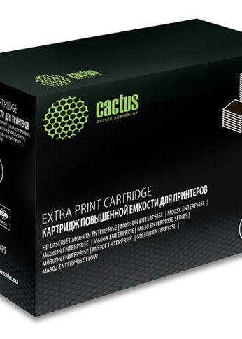 Картридж лазерный Cactus CS-CF281X-MPS CF281XX черный (30000стр.) для HP LJ Ent M630/M605dn/M606dn/M605x