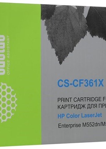 Картридж лазерный Cactus CS-CF361X CF361X голубой (9500стр.) для HP CLJ M552dn/M553dn