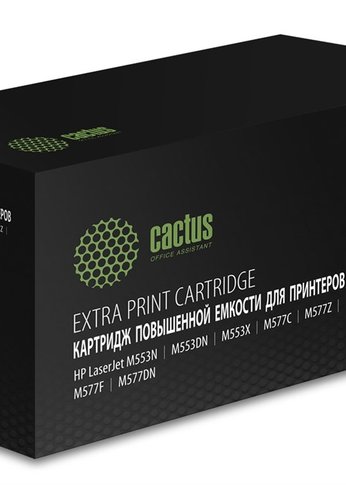 Картридж лазерный Cactus CS-CF362X-MPS CF362XX желтый (18000стр.) для HP CLJ M552dn/M553dn/M553N/M553x