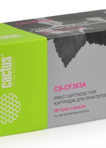 Картридж лазерный Cactus CS-CF383A CF383A пурпурный (2700стр.) для HP LJ Pro M476dn/M476nw/M476dw