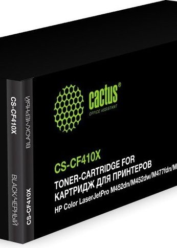 Картридж лазерный Cactus CS-CF410X CF410X черный (6500стр.) для HP HP CLJ Pro M452dn/M452dw/M477fdn/M477fdw