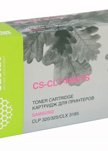 Картридж лазерный Cactus CS-CLT-M407S CLT-M407S пурпурный (1000стр.) для Samsung CLP320/320n/325/CLX3185/3185n/3185fn