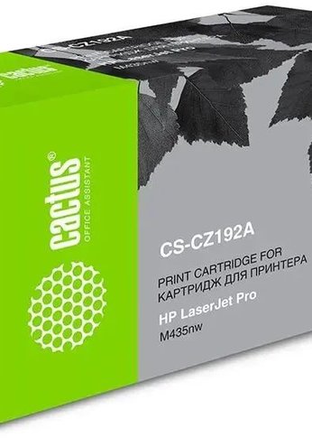 Картридж лазерный Cactus CS-CZ192A CZ192A черный (12000стр.) для HP LJ Pro M435nw