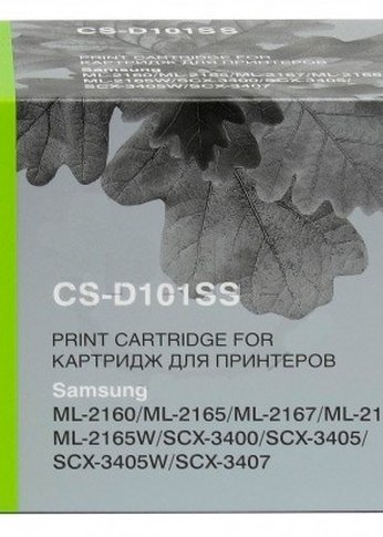 Картридж лазерный Cactus CS-D101SS MLT-D101S черный (1500стр.) для Samsung ML-2160/2165/2167/2168/SCX-3400/3405