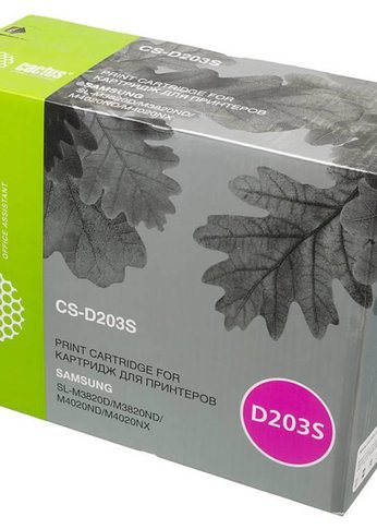 Картридж лазерный Cactus CS-D203S MLT-D203S черный (3000стр.) для Samsung SL-M3820D/M3820ND/M4020ND/M4020NX