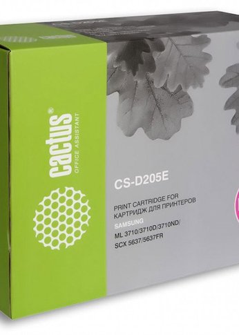 Картридж лазерный Cactus CS-D205E MLT-D205E черный (10000стр.) для Samsung ML-3710ND/ML-3712DW/SCX-5639FW/SCX-5637FR