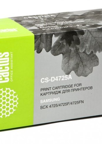 Картридж лазерный Cactus CS-D4725A SCX-D4725A черный (3000стр.) для Samsung SCX-4725/4725F/4725FN