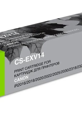 Картридж лазерный Cactus CS-EXV14 C-EXV14 черный (8300стр.) для Canon iR2016/2018/2020/2022/2025/2030/2318/2320