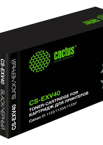 Картридж лазерный Cactus CS-EXV40 C-EXV40 черный (6000стр.) для Canon IR 1133/1133A/1133iF