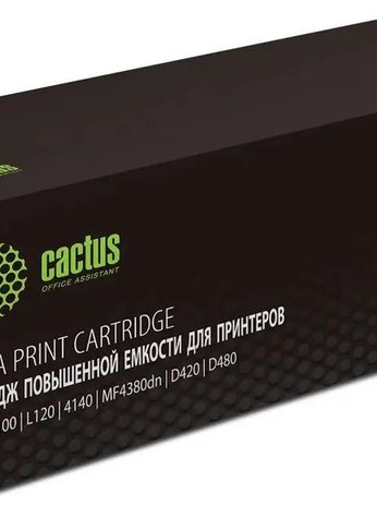 Картридж лазерный Cactus CS-FX10-MPS FX-10X черный (3000стр.) для Canon L100/L120/4140/MF4380dn/D420/D480
