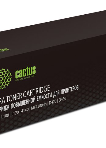 Картридж лазерный Cactus CS-FX10-MPS FX-10X черный (3000стр.) для Canon L100/L120/4140/MF4380dn/D420/D480