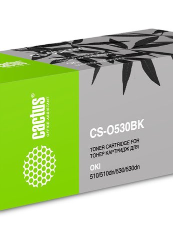 Картридж лазерный Cactus CS-O530BK 44469810 черный (5000стр.) для Oki C530