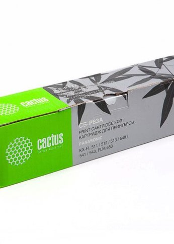 Картридж лазерный Cactus CS-P83A KX-FA83A черный (2500стр.) для Panasonic FLM653RU/FLM663RU/FL513RU/FL543RU