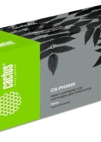 Картридж лазерный Cactus CS-PH3020X 106R03048 черный набор (1500стр.) для Xerox Phaser 3020/3020BI