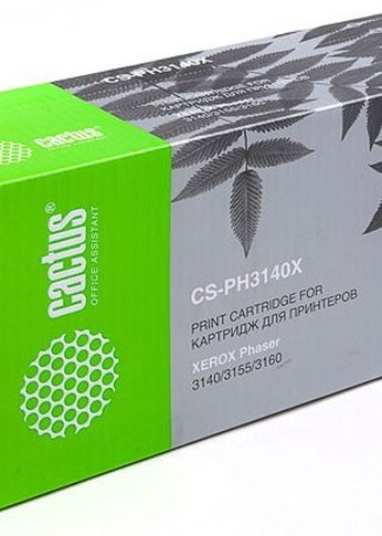Картридж лазерный Cactus CS-PH3140X 108R00909 черный (2500стр.) для Xerox Phaser 3140/3155/3160