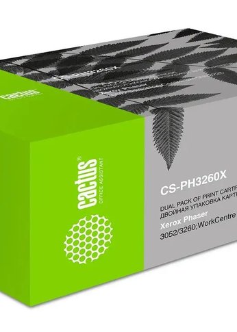 Картридж лазерный Cactus CS-PH3260X 106R02782 черный (6000стр.) для Xerox Ph 3052/3052NI/3260