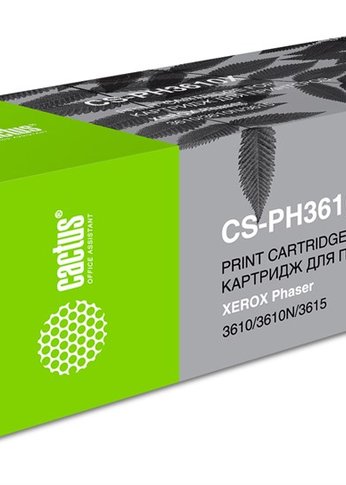 Картридж лазерный Cactus CS-PH3610X 106R02723 черный (14100стр.) для Xerox Phaser 3610/3610N/3615