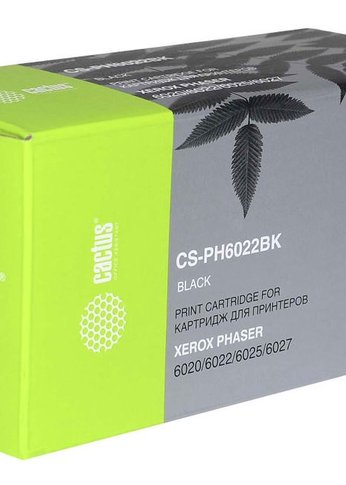 Картридж лазерный Cactus CS-PH6022BK 106R02763 черный (2000стр.) для Xerox Phaser 6020/6022/WC6025/6027