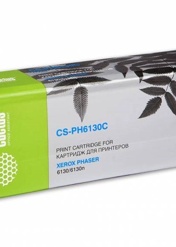 Картридж лазерный Cactus CS-PH6130C 106R01282 голубой (1900стр.) для Xerox Phaser 6130/6130n