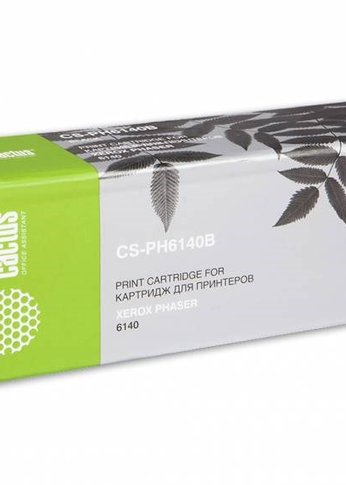 Картридж лазерный Cactus CS-PH6140B 106R01484 черный (2600стр.) для Xerox Phaser 6140