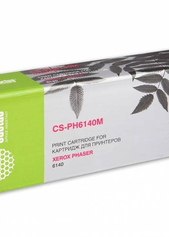 Картридж лазерный Cactus CS-PH6140M 106R01482 пурпурный (2000стр.) для Xerox Phaser 6140