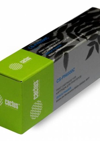 Картридж лазерный Cactus CS-PH6500C 106R01601 голубой (2500стр.) для Xerox Phaser 6500/WorkCentre 6505