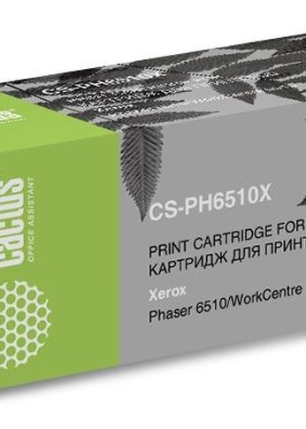 Картридж лазерный Cactus CS-PH6510X 106R03488 черный (5500стр.) для Xerox Phaser 6510/WC6515