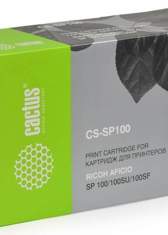 Картридж лазерный Cactus CS-SP100 407059 черный (2000стр.) для Ricoh SP100/100SU/100SF