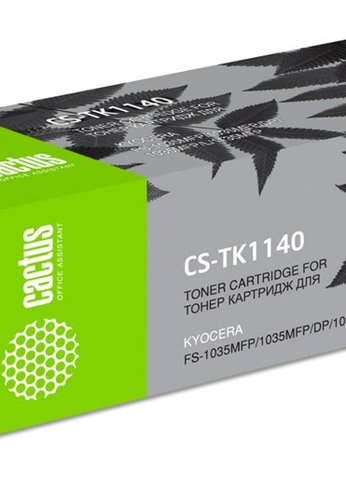 Картридж лазерный Cactus CS-TK1140 TK-1140 черный (7200стр.) для Kyocera FS-1035/1135/M2535dn